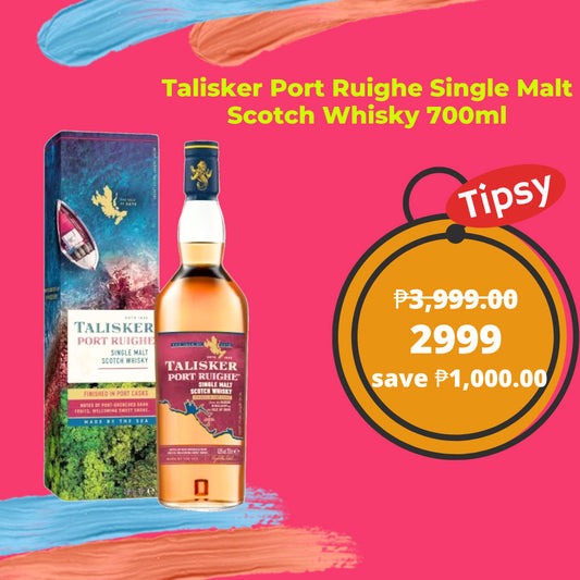 Buy Talisker Port Ruighe Single Malt Scotch Whisky 700ml at a Very Affordable Price in the Philippines