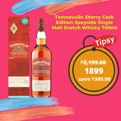 Tamnavulin Sherry Cask Edition Speyside Single Malt Scotch Whisky 700ml Price Philippines