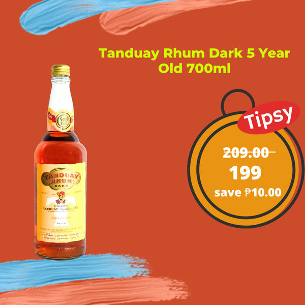 Tanduay Rhum Dark 5 Year Old 700ml Price Philippines