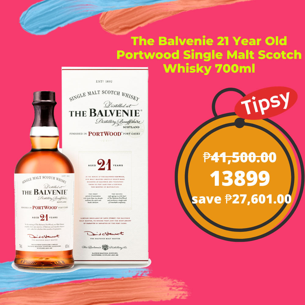 The Balvenie 21 Year Old Portwood Single Malt Scotch Whisky 700ml