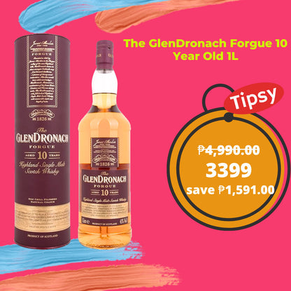 Buy The GlenDronach Forgue 10 Year Old 1L  Single Malt Whisky at a Very Affordable Price in the Philippines