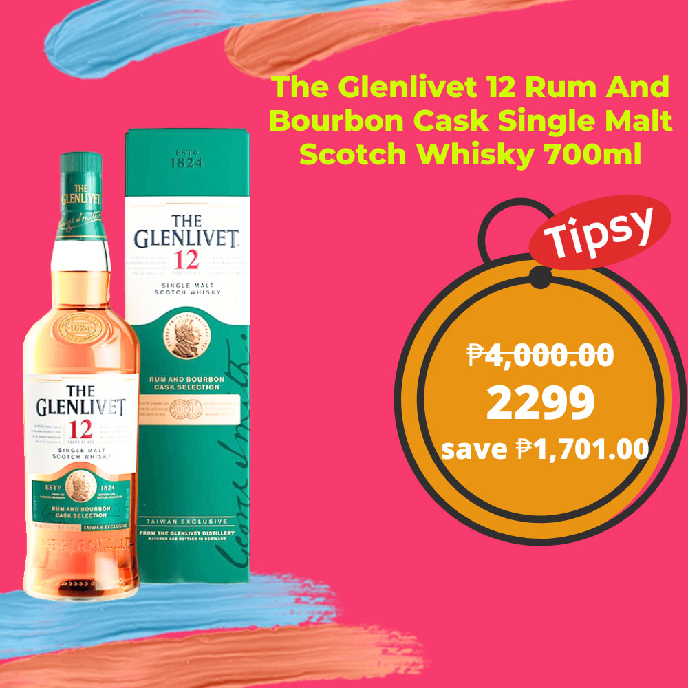 The Glenlivet 12 Rum And Bourbon Cask Single Malt Scotch Whisky 700ml Price Philippines