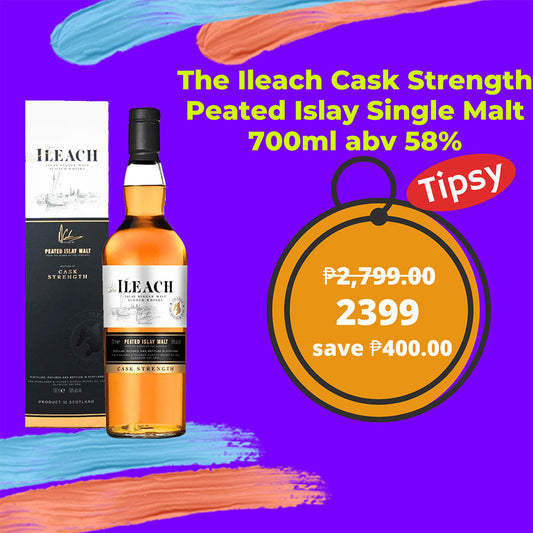 Buy The Ileach Cask Strength Peated Islay Single Malt 700ml 58% abv at a Very Affordable Price in the Philippines