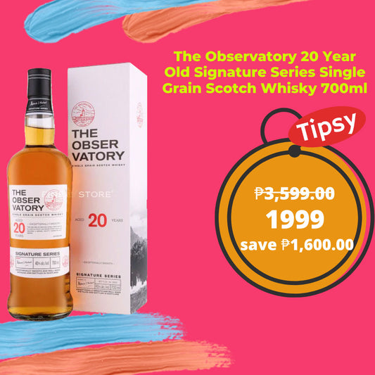 The Observatory 20 Year Old Signature Series Single Grain Scotch Whisky 700ml Price Philippines