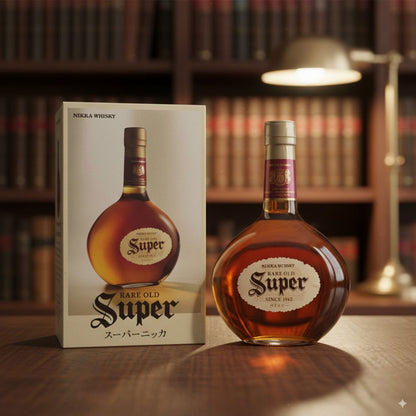 This blended whisky is one of Nikka's most popular selling expressions since it initially launched in 1962. Nikka Super Rare Old contains a high proportion of malt whisky distilled at Yoichi and Miyagikyo distilleries.