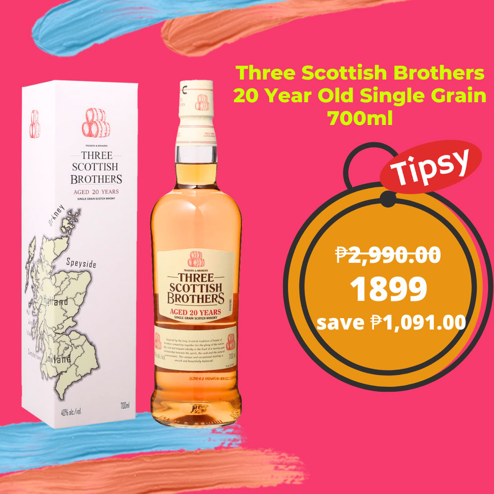 Buy Three Scottish Brothers 20 Year Old Single Grain 700ml at a Very A ...