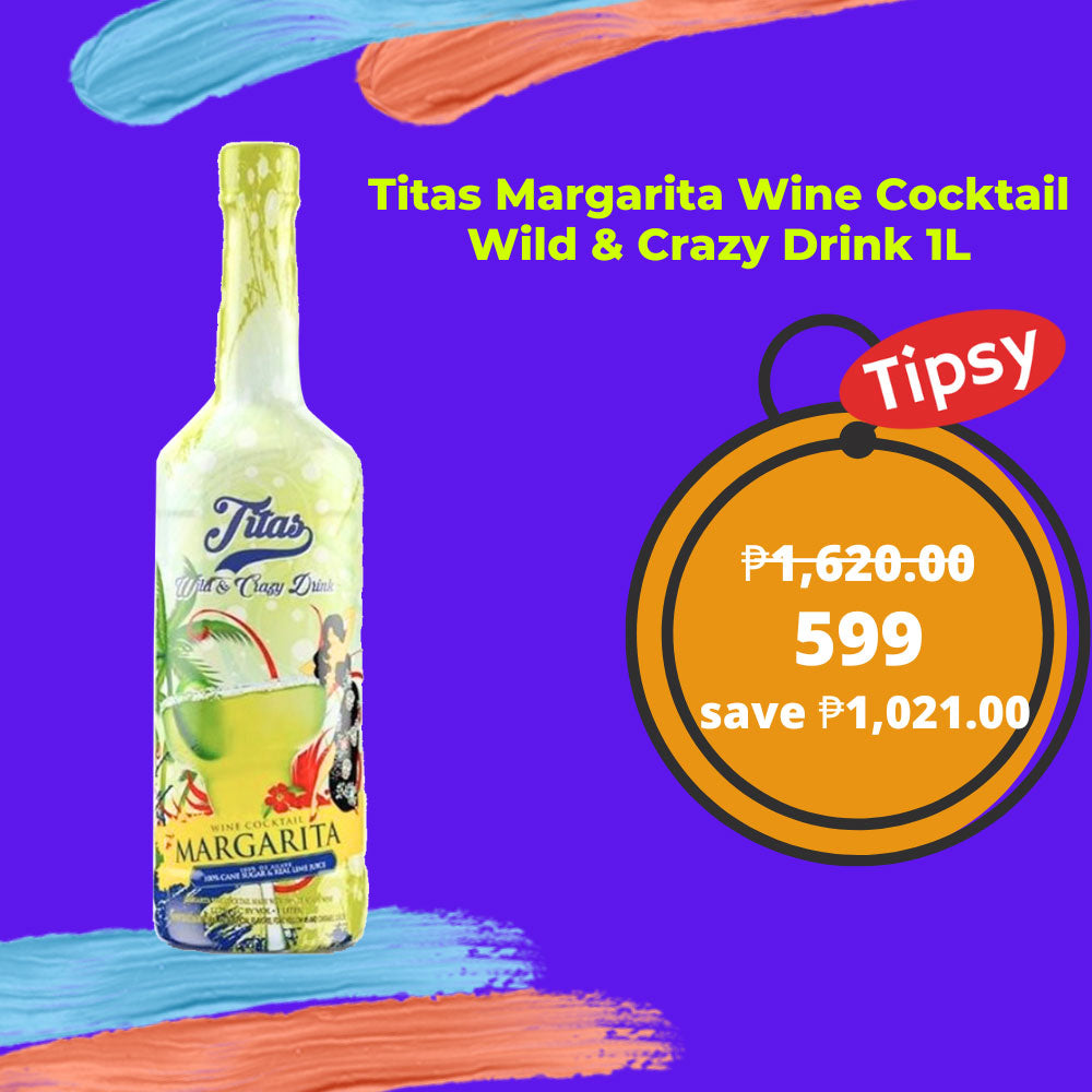 Titas Margarita Wine Cocktail Wild & Crazy Drink 1L