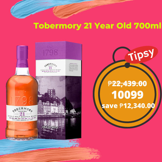 Buy Tobermory 21 Year Old 700ml Single Malt Whisky at a Very Affordable Price in the Philippines