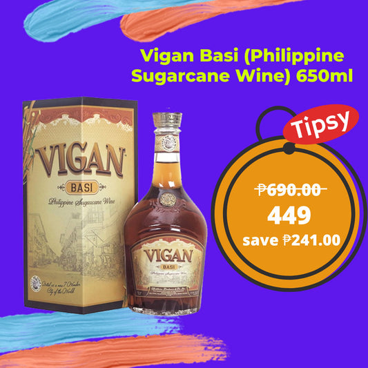 Vigan Basi (Philippine Sugarcane Wine) 650ml Price Philippines