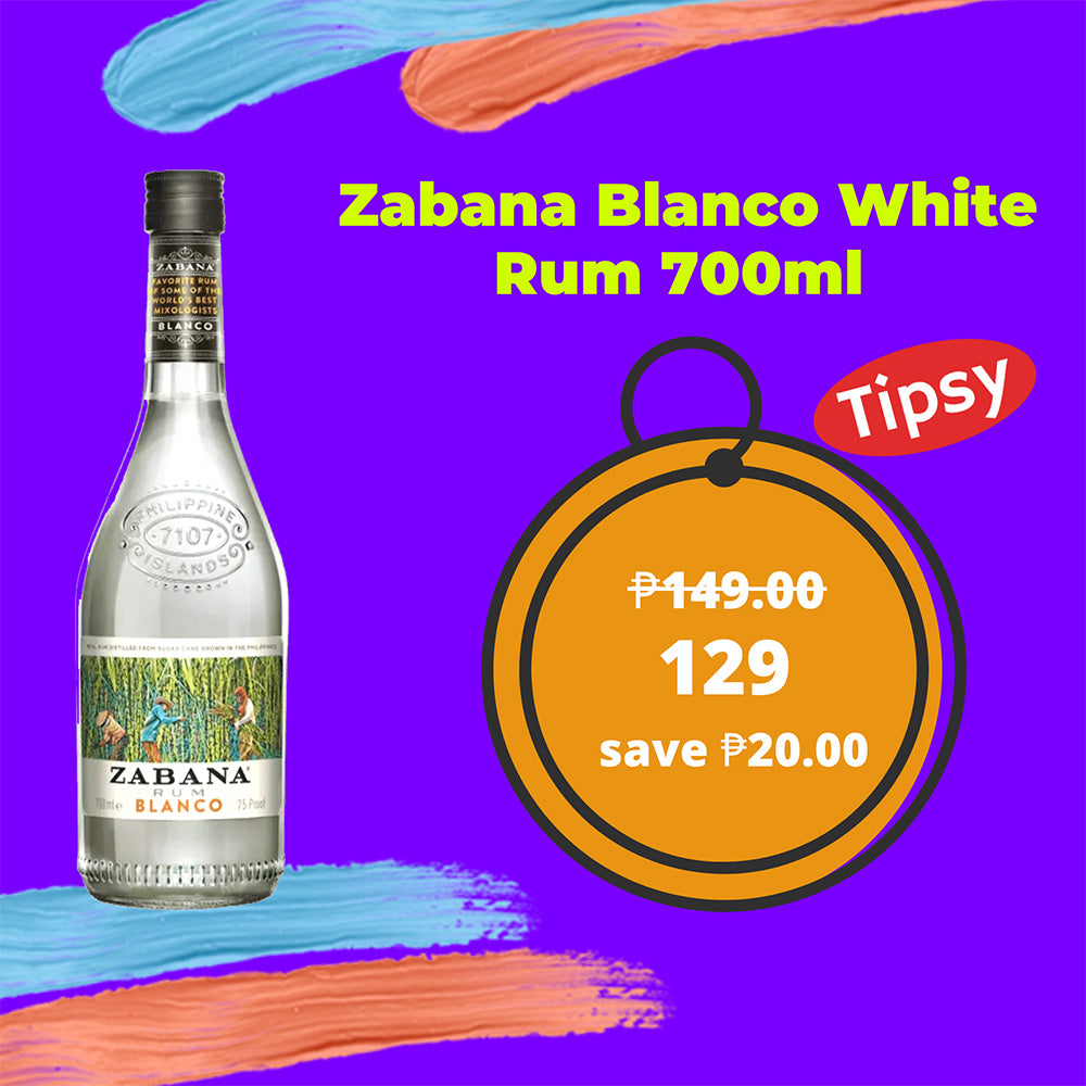 Zabana Blanco White Rum 700ml – Tipsy