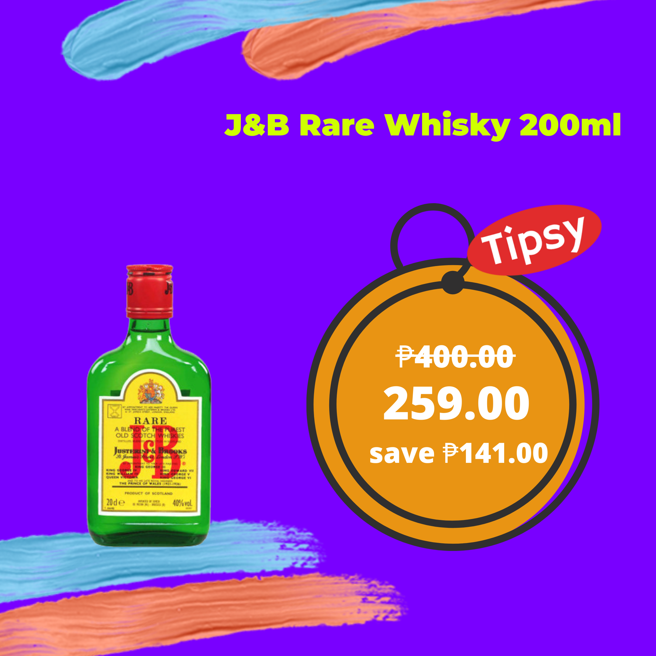 J & B Scotch (200ml)