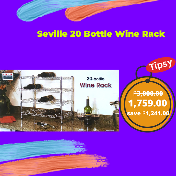 Seville 20 Bottle Wine Rack
